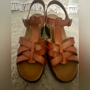 Pop Womens Sandals Size 11 Brown